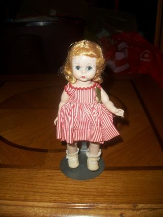 Vintage 8” Madame Alexander Bent Knee Walker Alexanderkins Doll 1950s Tagged