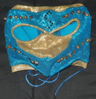 LADY SHANI SIGNED AUTO RING WORN MASK LUCHA LIBRE AAA BAS REINA DE REINAS CHAMP 3