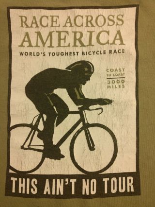 Vtg Raam Race Across America Cycling Bike Men 