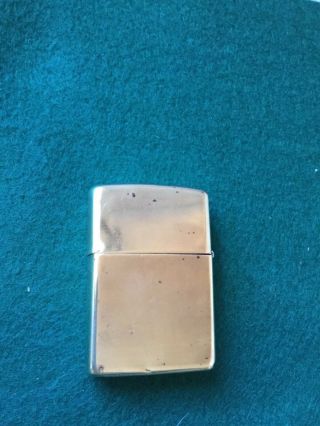 Vintage Zippo Lighter - Solid Brass with Jeweler Engraving April,  1993 2