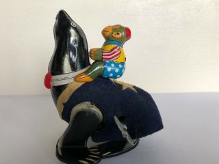 Rare Tin Toy Wind Up Tps 50 