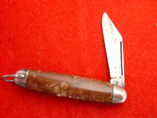 Vintage Hammer Brand Usa 2 - 1/4 " Equal End Keychain Jack Knife