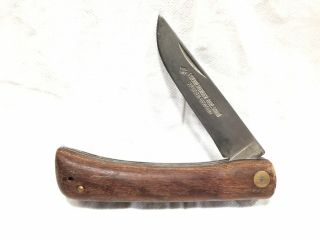 Vintage Folding Knife - Friedr Herder Abr Sohn Ace Of Spades - Solingen Germany