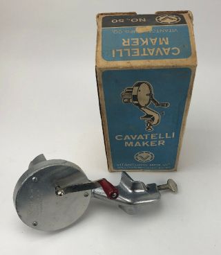 Vintage Vitantonio Cavatelli Maker No 50 Pasta Gnocci Roller Dumplings