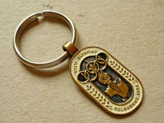 Vintage Keyring Key Ring Melbourne Olympic Games 1956 Xvith Olympiad