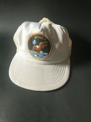 Vintage 80’s Apollo 11 Nasa Eagle Moon Landing Astronaut Adjustable Snapback Hat