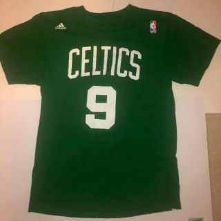 Boston Celtics Adidas Nba 9 Rajon Rondo Jersey T - Shirt M