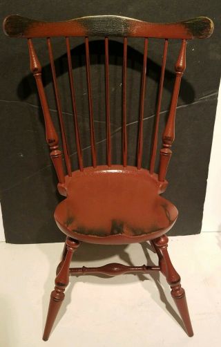Vintage Salesman Sample Windsor Chair.  Signed River Bend Chair Co.  Nr