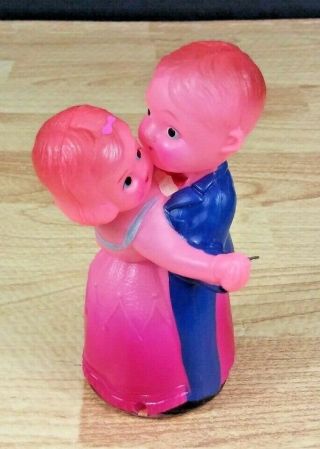Vintage Wind - Up Dancing Couple Celluloid Acetate Plastic Occupied Japan Boxed