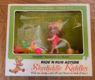 Vintage 1967 Mattel Skediddle Liddle Kiddles Anabelle Autodiddle