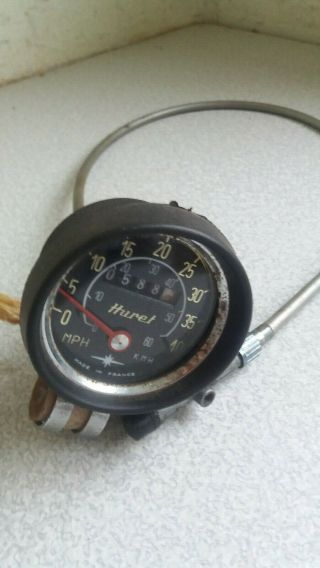 Vintage Huret Speedometer Milometer 27 " / 28 Inch Retro Road Touring Bike