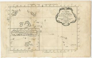 Carte Des Isles Découvertes (. ) - Bligh (1790)