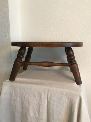 Vintage Wooden Step Stool By Union City Chair Co.  1960/1970s Era - Solid Wood
