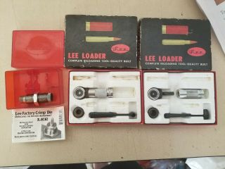Vintage Lee Hand Loader Reloading Tool 45 Qty.  2,  220 Crimp Die