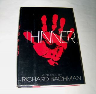 Thinner By Stephen King As Richard Bachman 1984 Book Club Edition W/dj