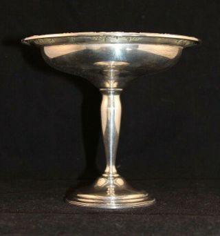 Wild Rose International Sterling Silver Weighted Compote Candy Dish T198 2