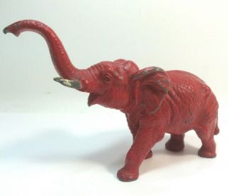 Vintage Cast Iron Elephant Figurine 5 1/2 "