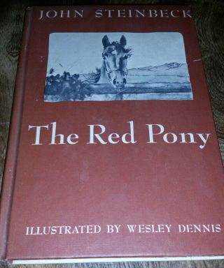 The Red Pony By John Steinbeck Illustrated 1966 Viking Press Hardcover Book