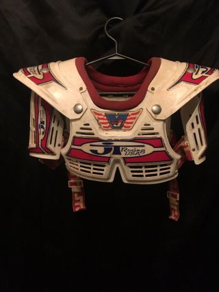 Vintage Jt Motocross Chest Protector David Bailey