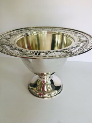 Gorham Sterling Silver Centerpiece Bowl with Pierced Pattern 2