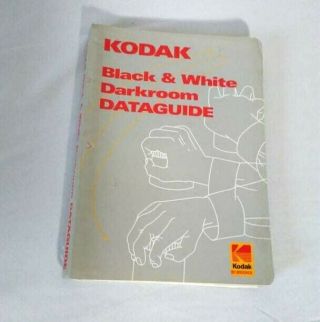 Kodak Black & White Darkroo Dataguide Book Vintage Spiral Bound Paperback