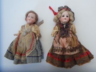 Vintage Ceramic Dolls Made In Germany.