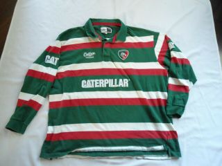 Vintage Leicester Tigers Rugby Jersey Shirt Size 3 Xl