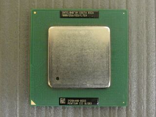 Intel Sl5b3 Pentium Iii 1.  0ghz 256/133 Vintage Socket 370 P3 Cpu Processor