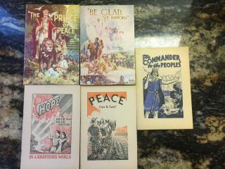 1942 1942 1945 1946 1946 " The Prince Of Peace " Watchtower Jehovah Booklet & More