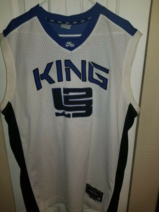 Nike Air Lebron James Basketball Team Jersey 23 King James (xl) Sewn Nba