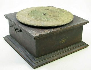 Antique Oak Standard Talking Machine Phonograph Parts Repair