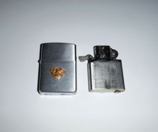 Vintage Rare Zippo Lighter 1950 - 57 With Insert Pat.  2517191