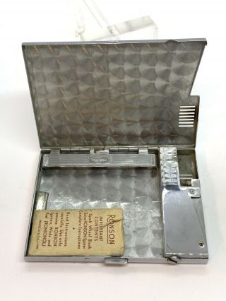 1930 ' s art deco enamel ronson Monogrammed vanity compact case lighters 2