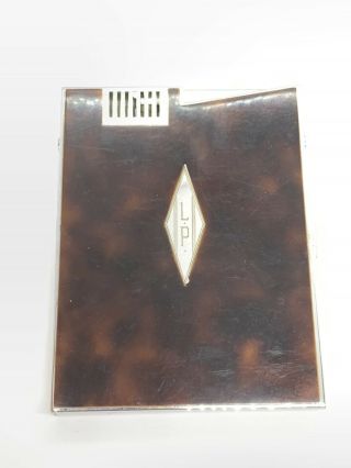 1930 ' s art deco enamel ronson Monogrammed vanity compact case lighters 3