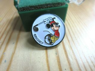Disney Vintage Golf Ball Marker Mickey Mouse Wdw Florida Usa