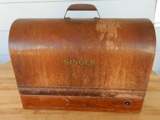 1925 Vintage Singer Model 99 Sewing Machine,  Restoration Bentwood Case