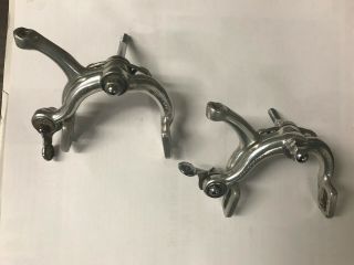 Vintage Bicycle Campagnolo Nr Brake Calipers Front And Rear Parts