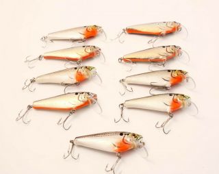 (9) Vintage Bagley Small Fry Shad Lures