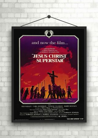 Jesus Christ Superstar Vintage Movie Poster Art Print A0 A1 A2 A3 A4 Maxi