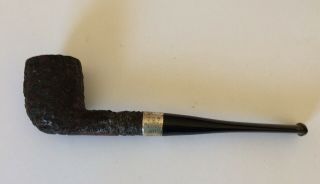 Vintage K&p Peterson Dublin Sterling Silver Collar Smokers Smoking Pipe Ireland