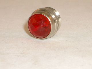 Ced P - L115 Jewel Screw Lens For Pilot Lamp Indicator Light Bulb Vintage Amp Red