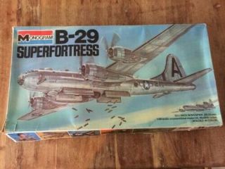 Monogram B - 29 Superfortress 1:48 Scale Model Kit Vintage 1977