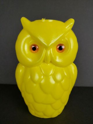 Vintage Retro Blow Mold Owl Replacement Patio Rv Party String Light Cover 3