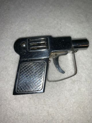 Vintage Small Million Chrome Gun/cigarette Lighter Made In Occupied Japan