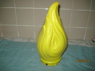 Blow Mold Flame Top For Vintage Union Candles Christmas 11 Inc Hi