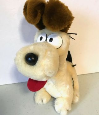 Vintage Odie Dog Plush Stuffed Animal Garfield Jim Davis 1983 United Feature