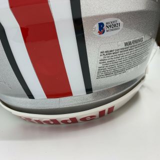 Ezekiel Elliott Signed Ohio State Buckeyes Full Size Authentic Speed Helmet 3
