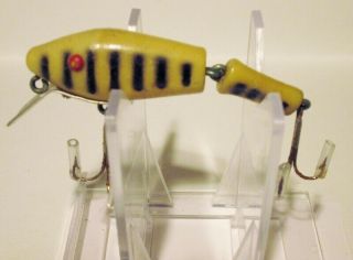 Vintage Opaque Eyes L&s Bass Master Jointed Fishing Lure Bait 1940 Crainkbait