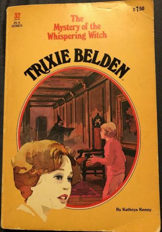 Trixie Belden 33 First Edition Mystery Of The Whispering Witch Beige Pb