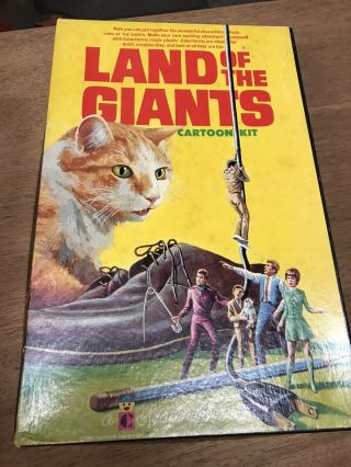 Vintage 1968 Land Of The Giants Colorforms Set From Tv Show